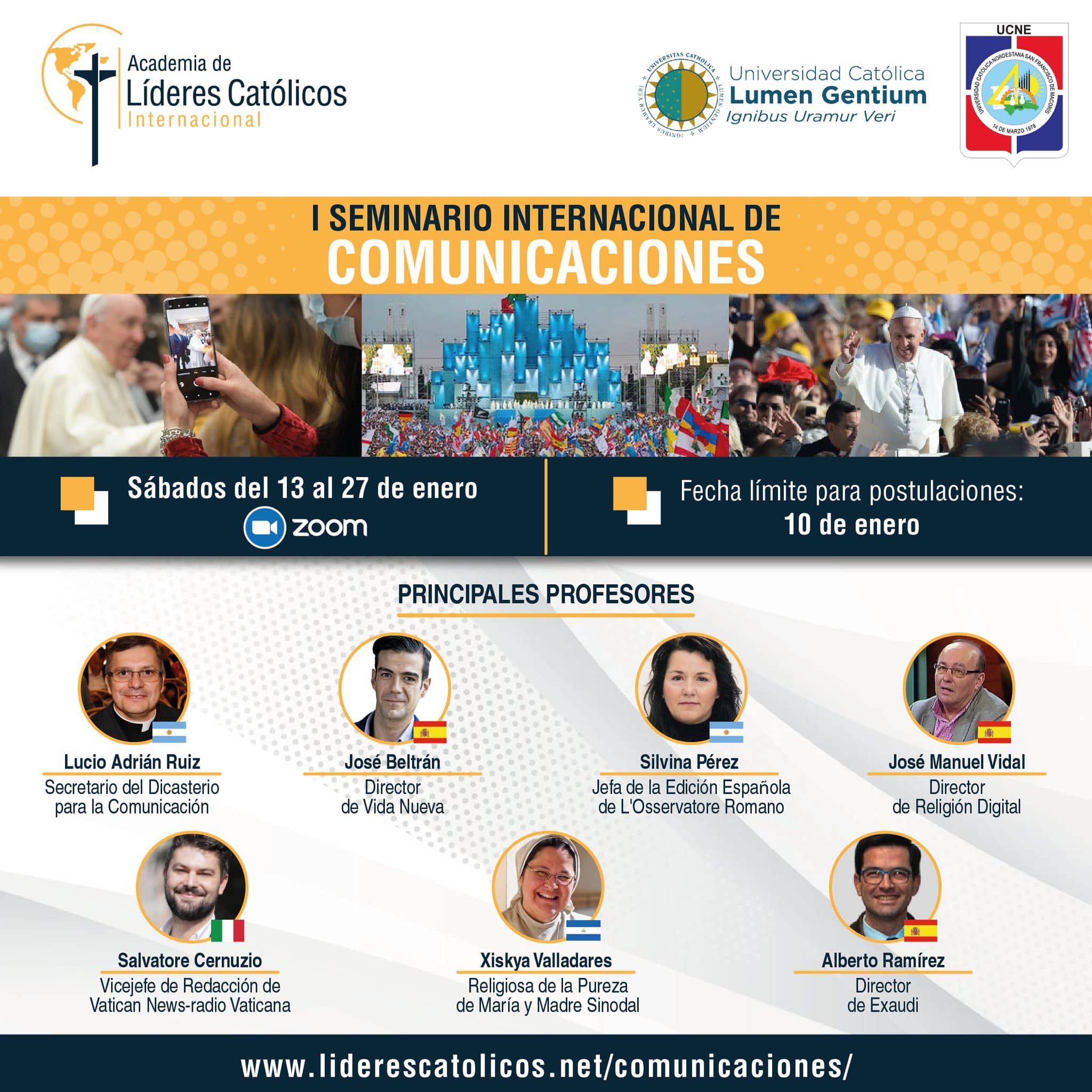 La Academia de Líderes Católicos lanza seminario internacional sobre comunicación en la Iglesia